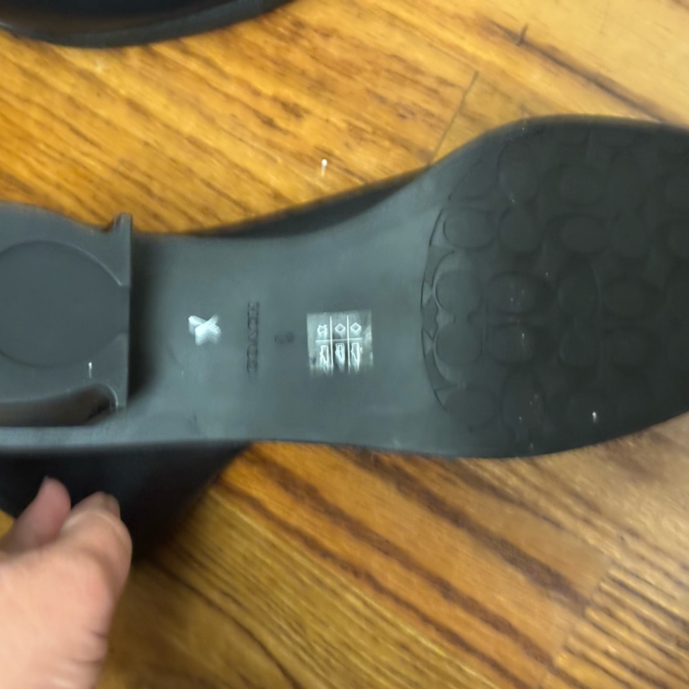 Coach Black Leather Ankle Booties - Picture 3 of 6